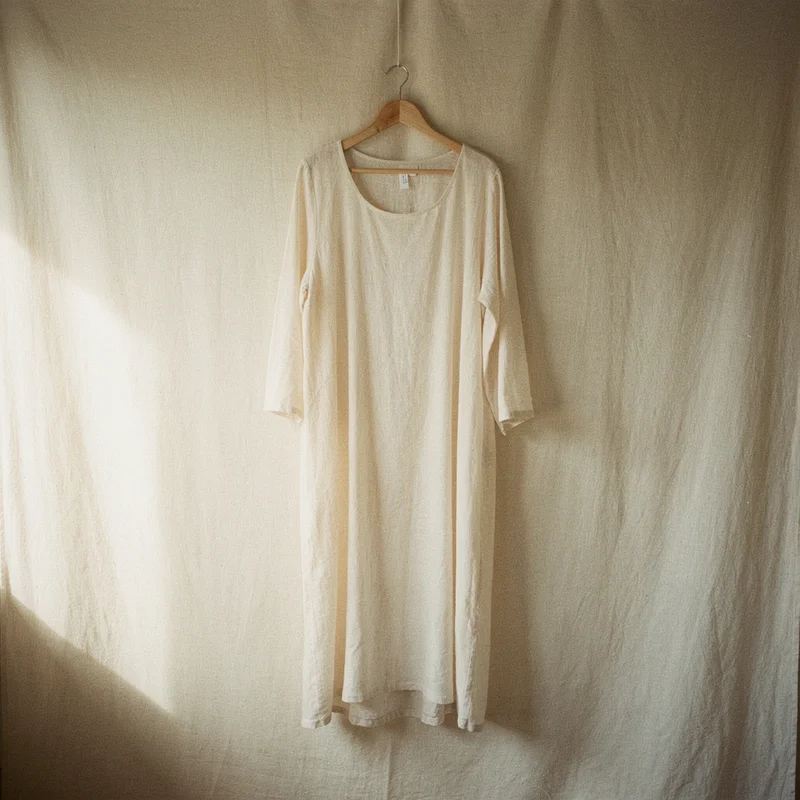 Linen maxi dress